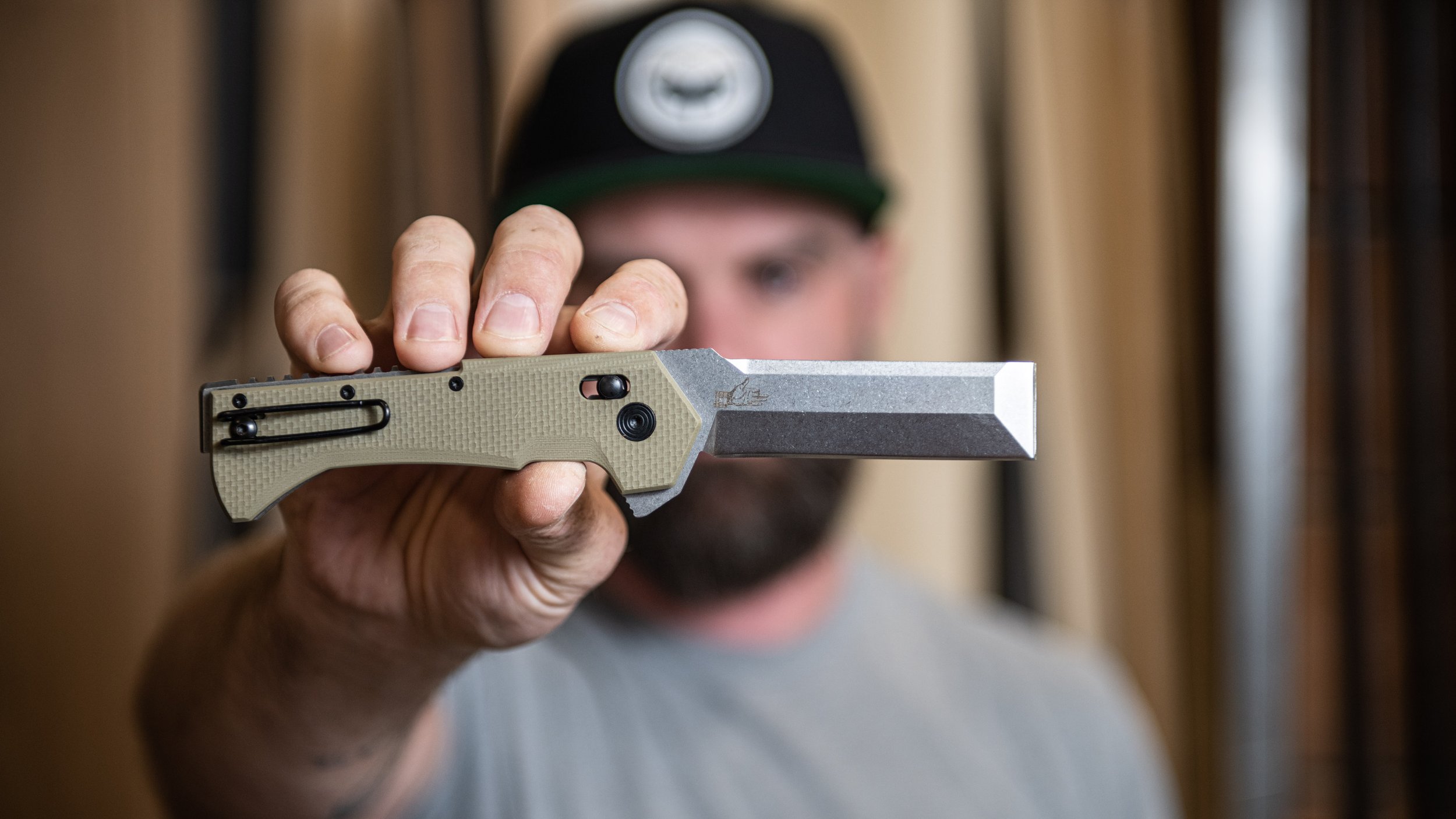 The Bourbon Blade: The Original Pocket Chisel — Bourbon Moth